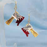 Load image into Gallery viewer, Bloody Axe Earrings
