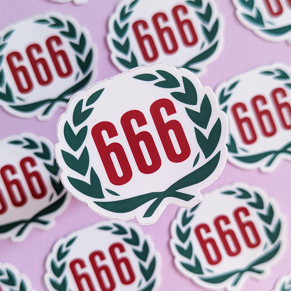 666 Ranch Sticker