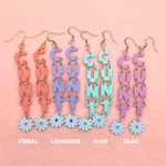 Load image into Gallery viewer, Daisy CUNT earrings - Pastel

