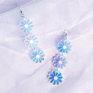 Daisy Chain earrings - Iridescent