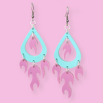 Load image into Gallery viewer, Dragon Flame earrings
