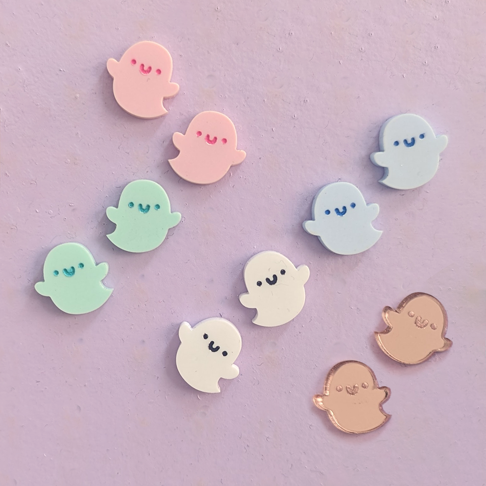 Ghostie Stud Earrings