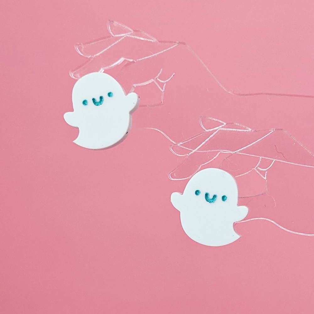 Ghostie Stud Earrings