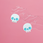 Load image into Gallery viewer, Skull Post Earrings
