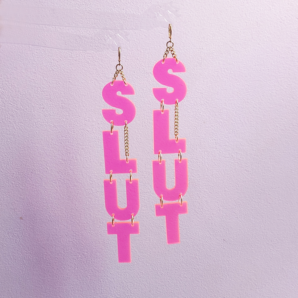 Huge Slut Earrings