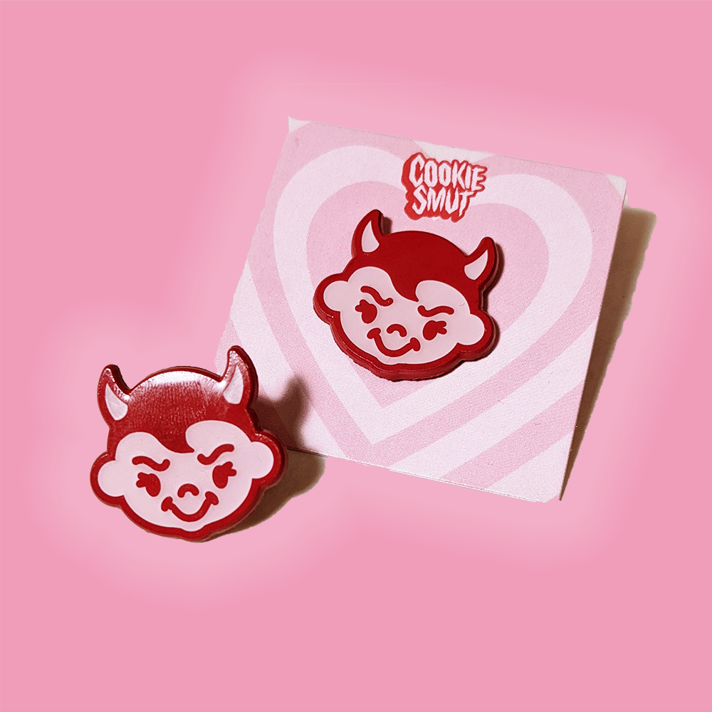 Kewtie Devil Enamel Pin