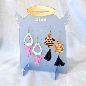 Naughty and Nice Earring Stands