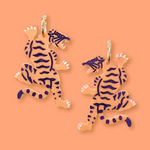 Load image into Gallery viewer, Tiger Tattoo earrings
