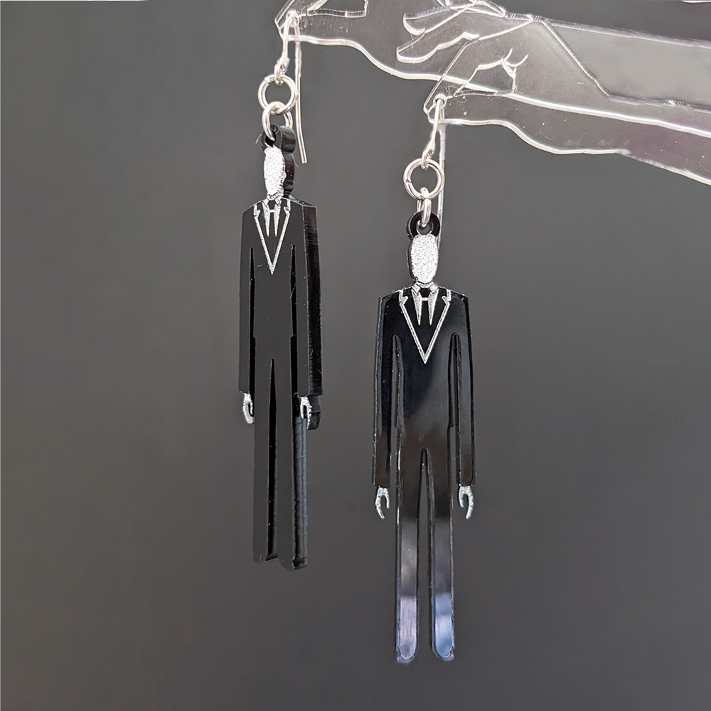 Slenderman Earrings