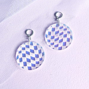 Wavy Disco Ball Earrings